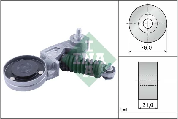 Belt Tensioner, V-ribbed belt